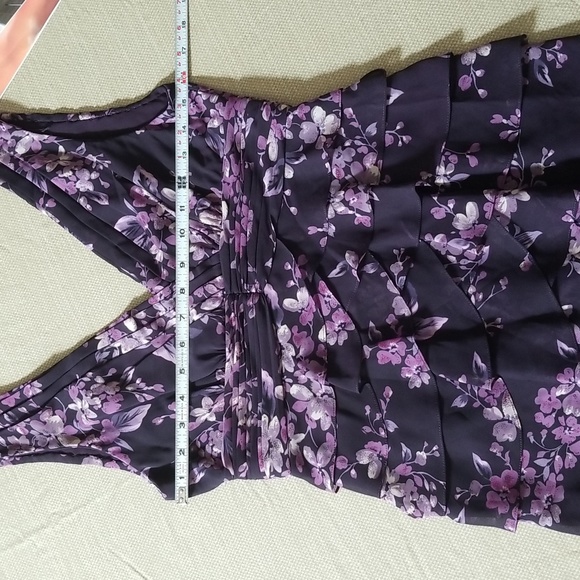 Adrianna Papell Ruffled Floral Dress - Picture 12 of 15